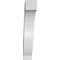 Ekena Millwork 3-in. W x 18-in. D x 18-in. H Baker Architectural Grade PVC Knee Brace BRCP03X18X18BKR - alternate 5